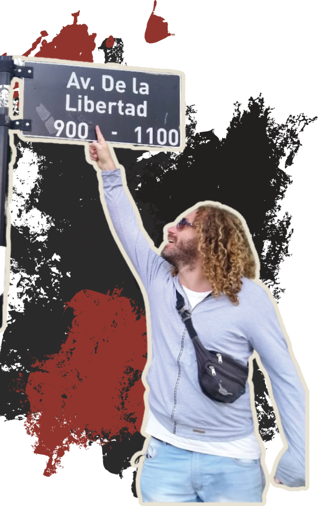 Omar en Av. de la Libertad